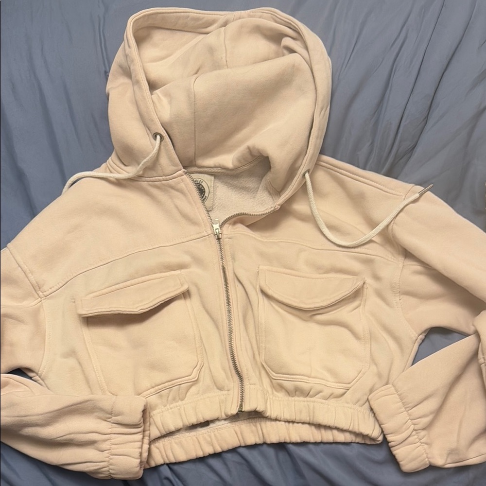 Ashley By 26 International Cream Hoodie